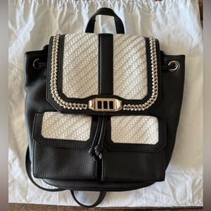 Rebecca Minkoff black and white backpack!